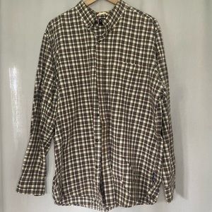 Chaps Men’s XL Plaid Long Sleeve Button Dress Shirt